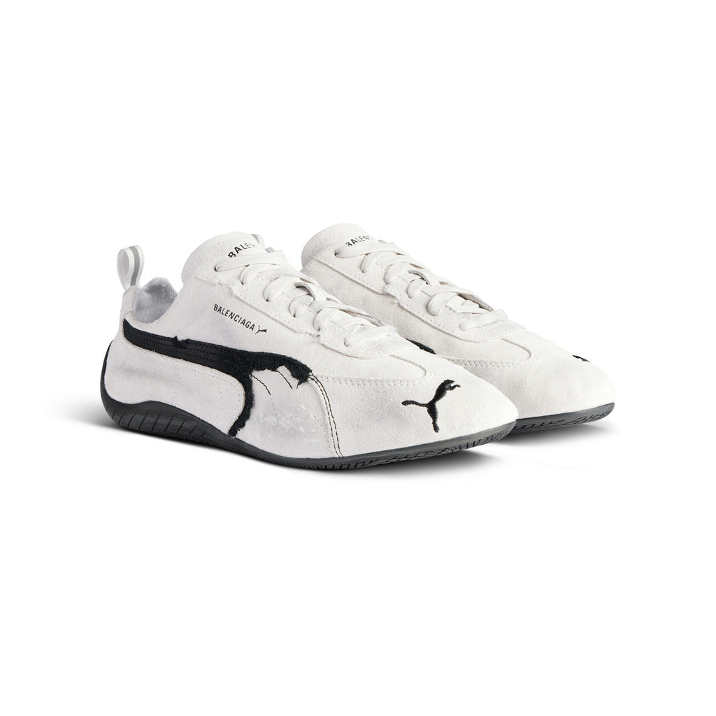 Balenciaga X PUMA SPEEDCAT BALENCIAGA Men's And Women's Spring/fall Fashion Casual Round Toe Lace Up Flat Low Top Thin Suede Sneakers Casual Shoes #79286
