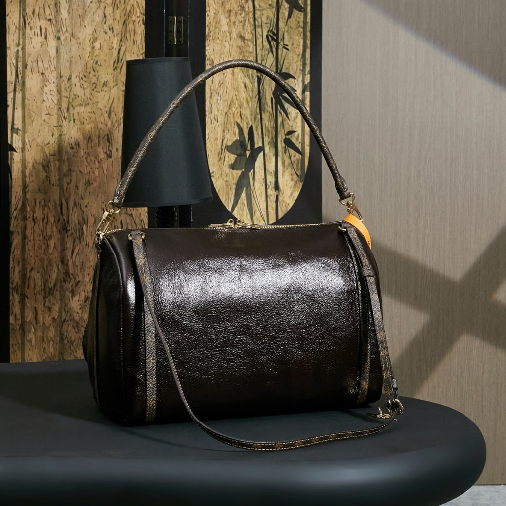 Louis Vuitton Express Cow Leather Coated Canvas Trimmed Waxed Leather Armpit Bag Shoulder Bag Crossbody Handbag M26359 M26397 #333466