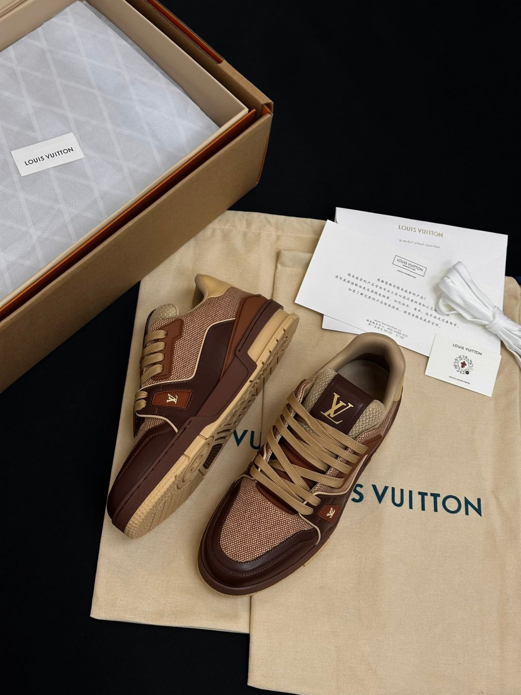 LOUIS VUITTON LV Trainer Sneaker Shoes #378550