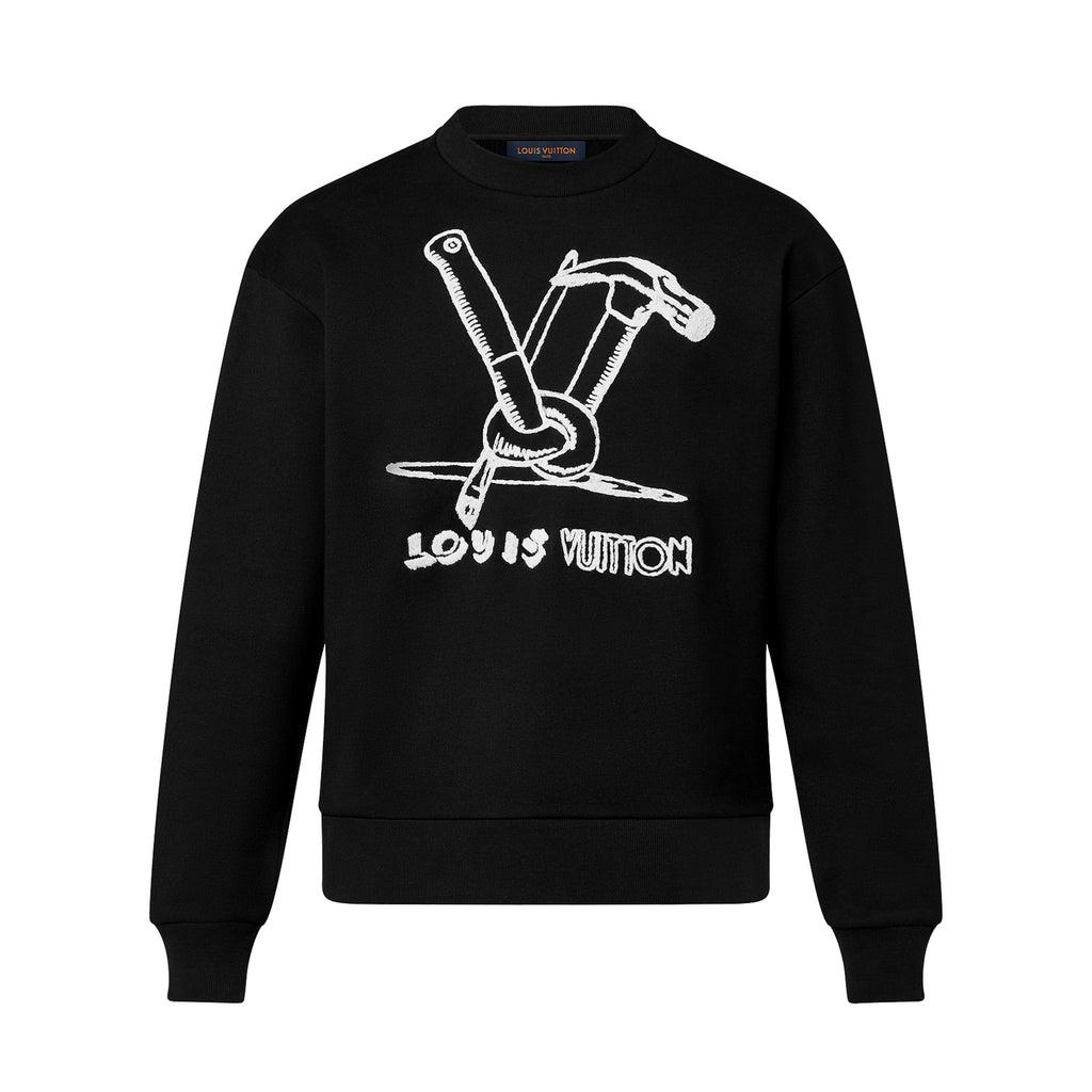 Louis Vuitton Knitted Crew Neck Pullover Sweater #96125