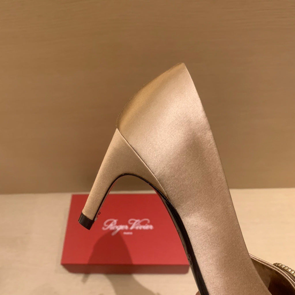 Roger Vivier Silk 6.5cm High Heels#336056
