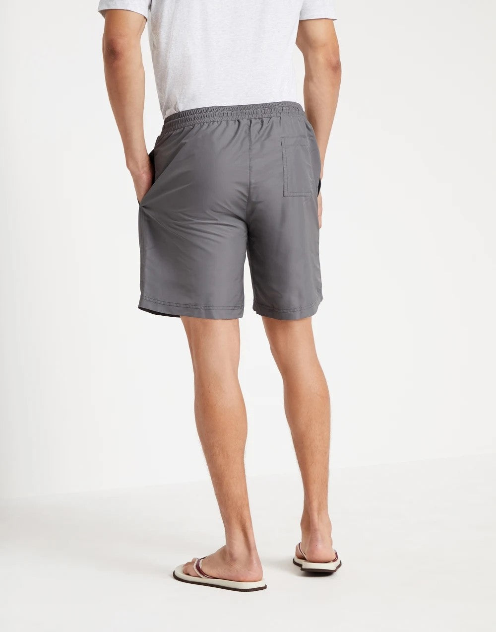 Brunello Cucinelli Men's Spring/Summer Fashion Solid Color Lace Up Casual Fit Swim Shorts Ngvp #8335
