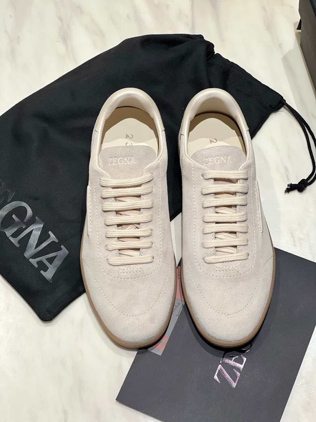 Zegna 232 Suede Sneakers #384742