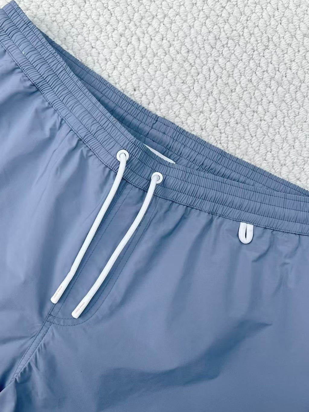 Loro Piana Men's Summer Solid Color Elastic Waist Tie Casual Comfortable Shorts #75521