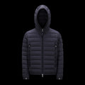 Moncler Men's Winter Fluffy Casual Zip Hooded White Goose Puffer Down Jacket #97719
