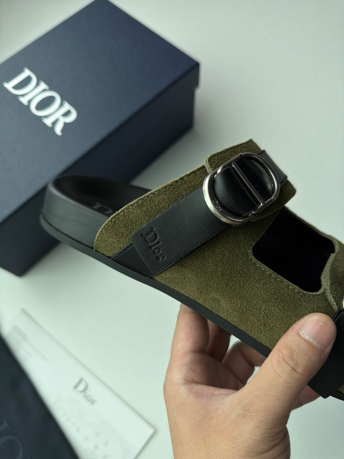 DIOR Dior Aqua Sandal Beige and Black Dior Oblique Jacquard #382615