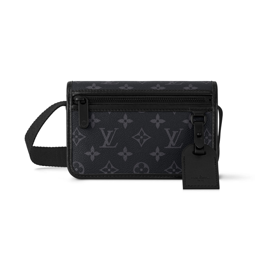 Louis Vuitton BOSPHORE Men's Solid Color Detachable Shoulder Strap Letter Print Leather Shoulder Bag Crossbody Bags #77964