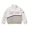 Supreme SS25 WEEK12 Old English Track Jacket Men's And Women's Spring/autumn Logo Pattern Patchwork Zipper Stand-up Collar Long-sleeved Jacket And Sweatpants Pants Set Suit #77832