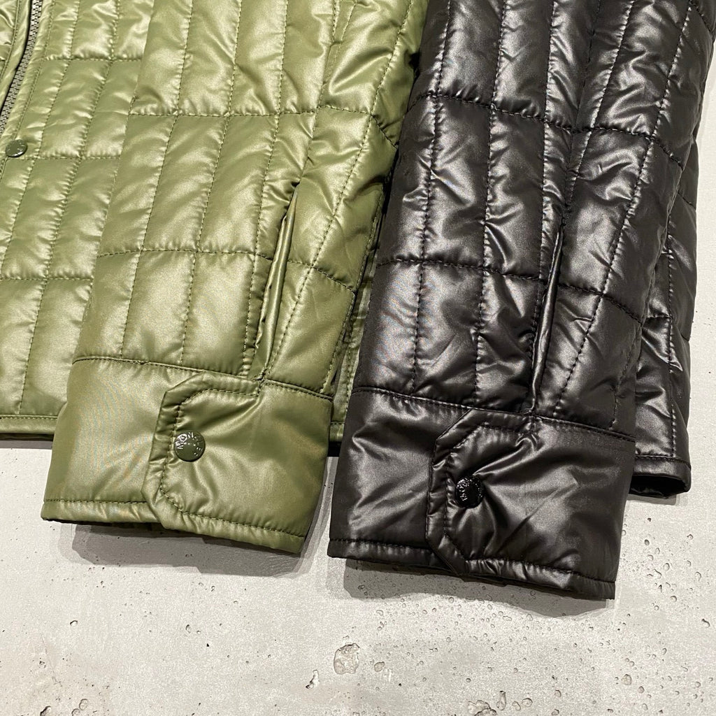 Moncler Men's Winter Fashion Casual Lapel Zipper Minimalist Vertical Quilted Lightweight Cotton Outerwear  Jacket #79317