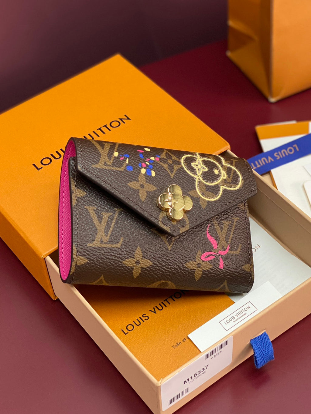 Louis Vuitton Victorine Wallet Monogram Empreinte Leather Wallets #336125