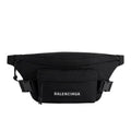 Balenciaga Men's Logo Zipper Closure Recycled Nylon Chest Bag Casual Solid Color Single-Shoulder Crossbody Waist Bag Bags 7708812AAUU1000 #81557