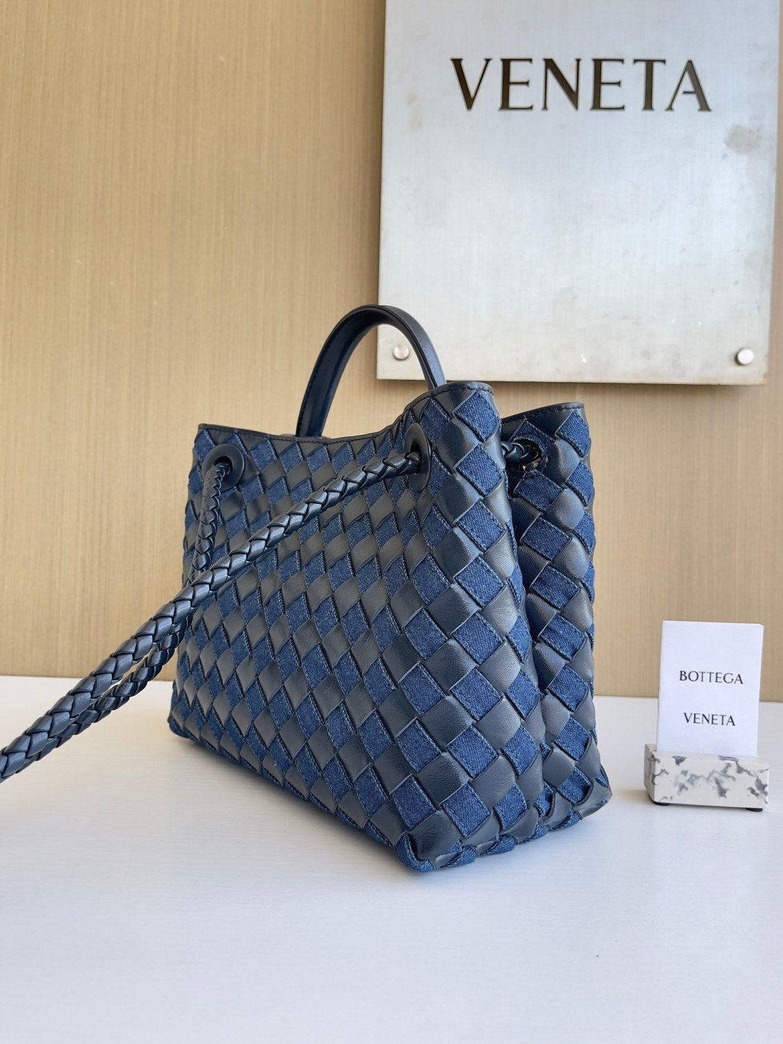 Bottega Veneta Women's Fashion Classic Color Blocked Shoulder Bag Crossbody Tote Bag Bags 796392V48V24153 #79512