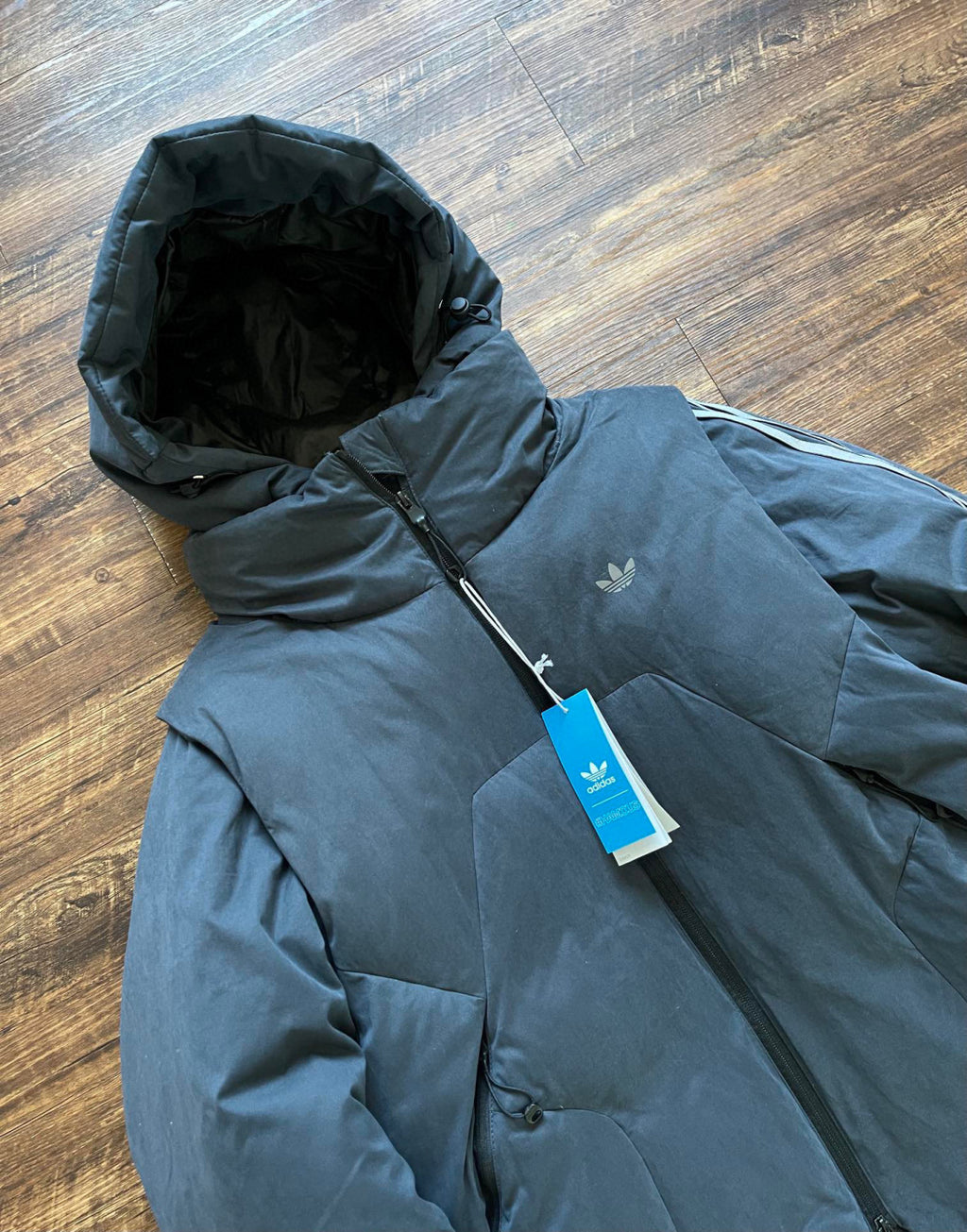 Adidas Originals x HAMCUS Hooded Long Sleeved Down Jacket #21976