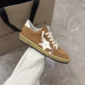 Golden Goose Men's Spring/fall Fashion Casual Round Toe Lace Up Flat Low Top Logo Embellished Casual Shoes For Everyday Wear Shoes #79395