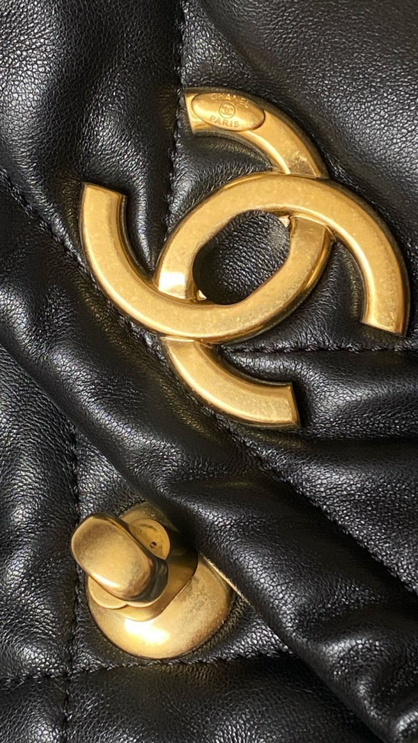 Chanel Women's Fashion Classic Solid Color Double Pocket Flap Bag Chain Shoulder Tote Bag Bags #79115