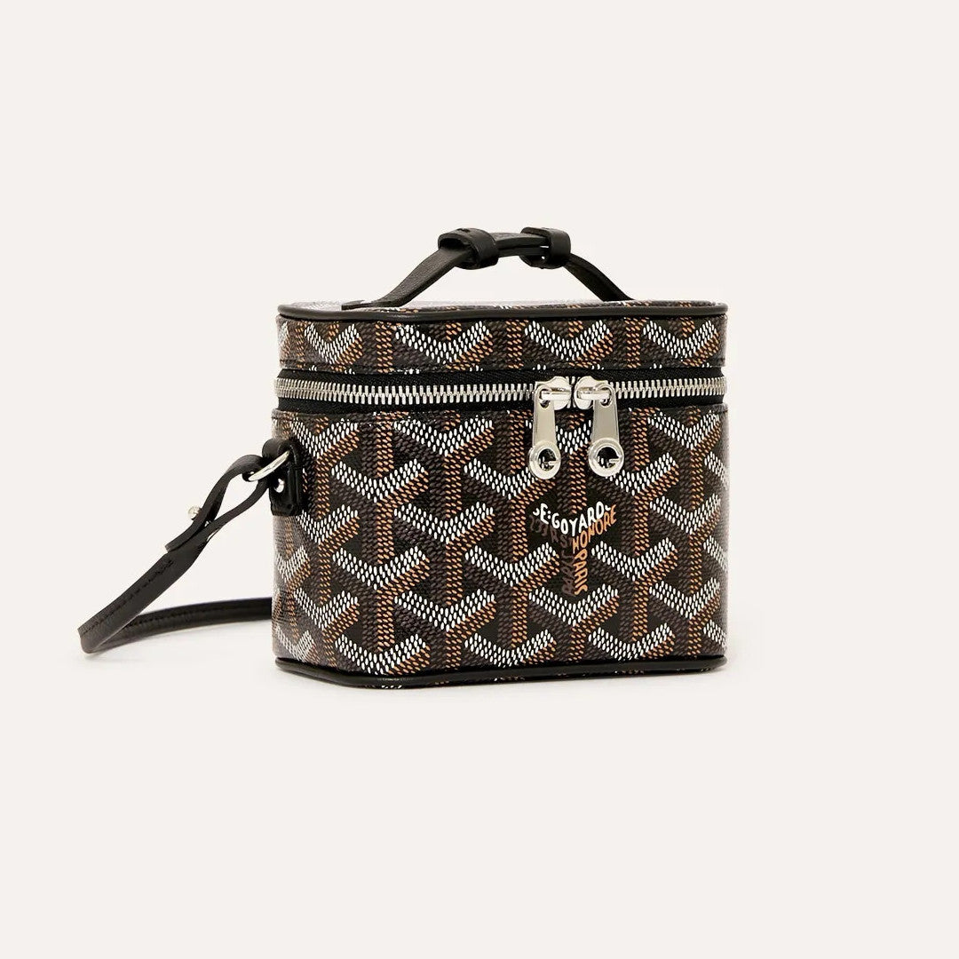 Goyard Muse Nano Women's Fashion Classic Color-Block Zipper Closure Adjustable Strap Leather Mini Makeup Bag Shoulder Bag Crossbody Bag Bags MUSEVANANTY10CL10P #79551