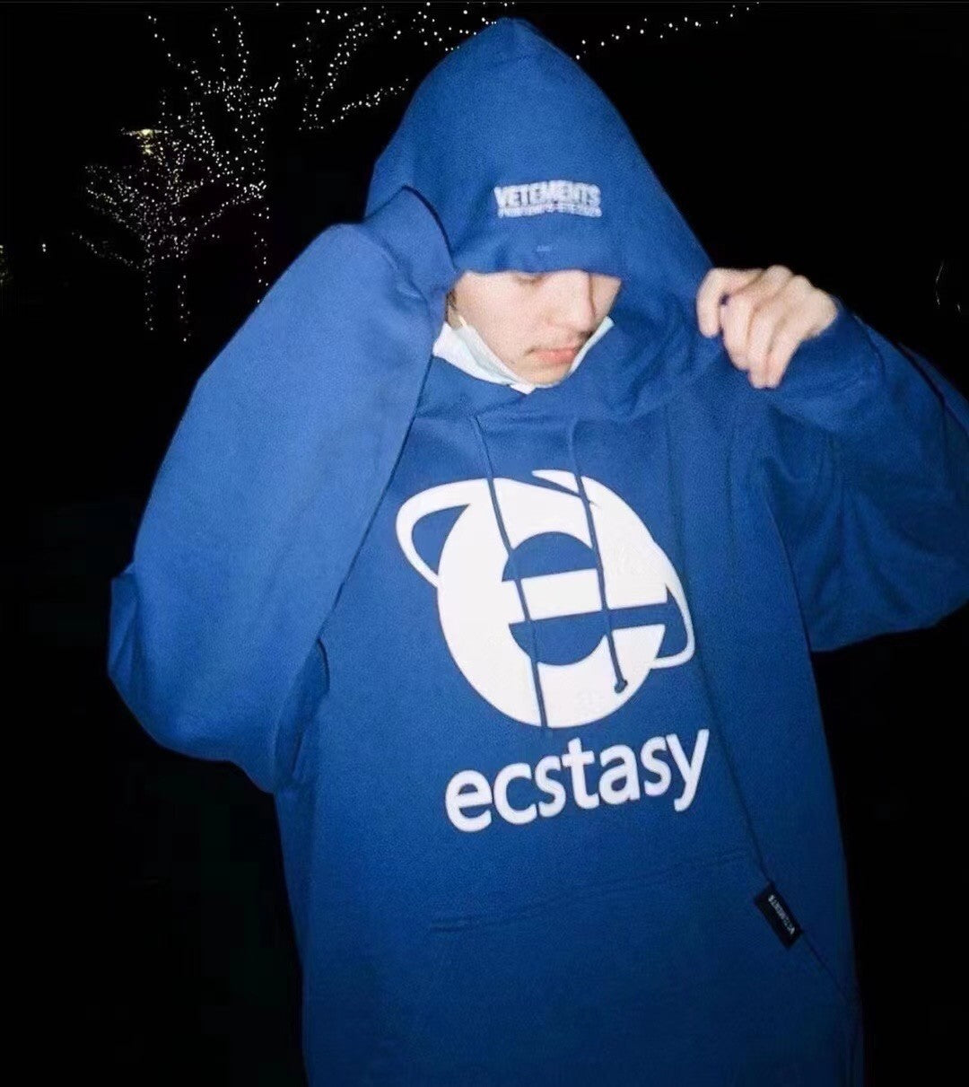Vetements Men's Spring And Autumn Esctasy Browser Sweatshirt Fashion Letter Printed Loose Zipper Long Sleeve Hoodie #71574