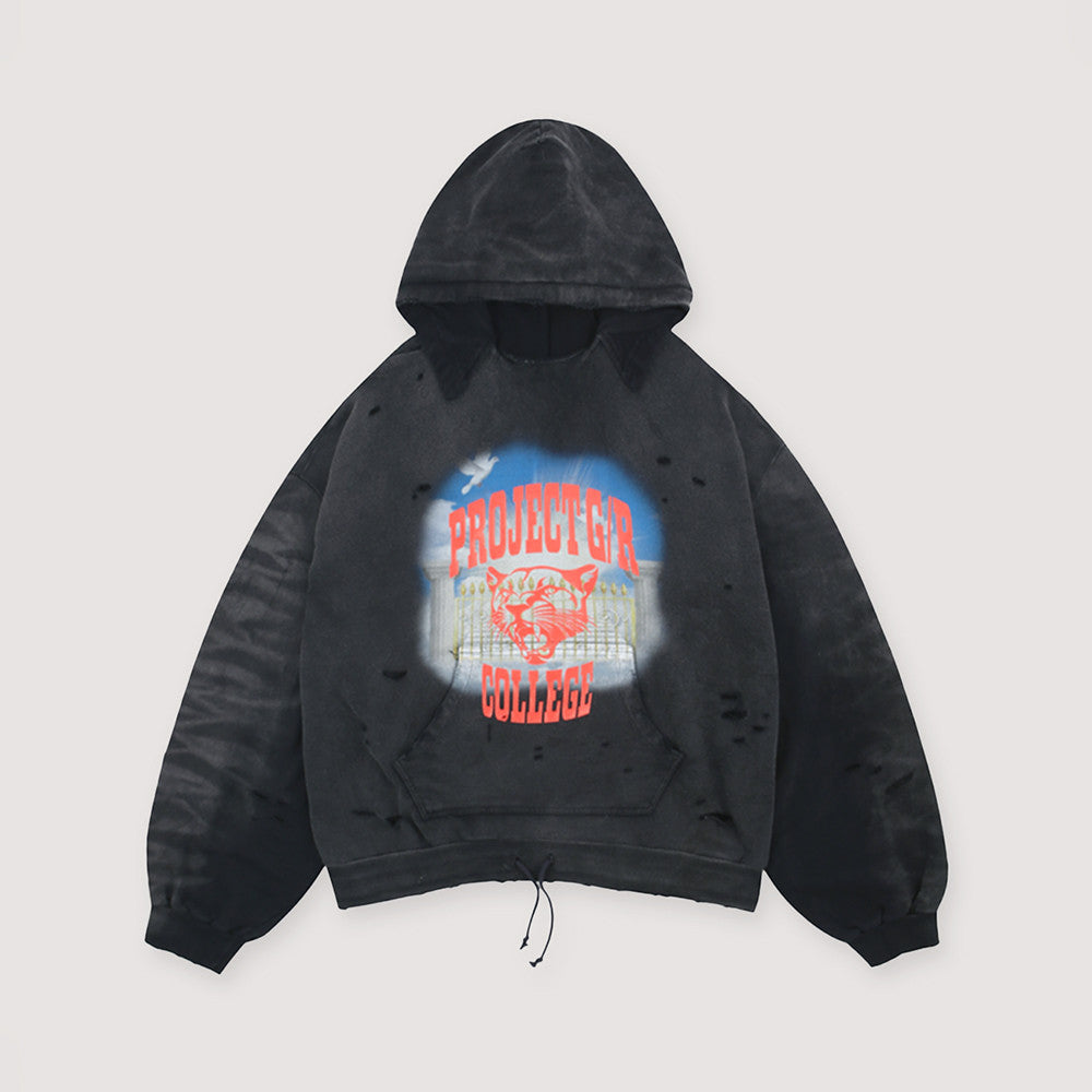 Grailz Mixed Printed Vintage Sweatshirt Vintage Black #334251