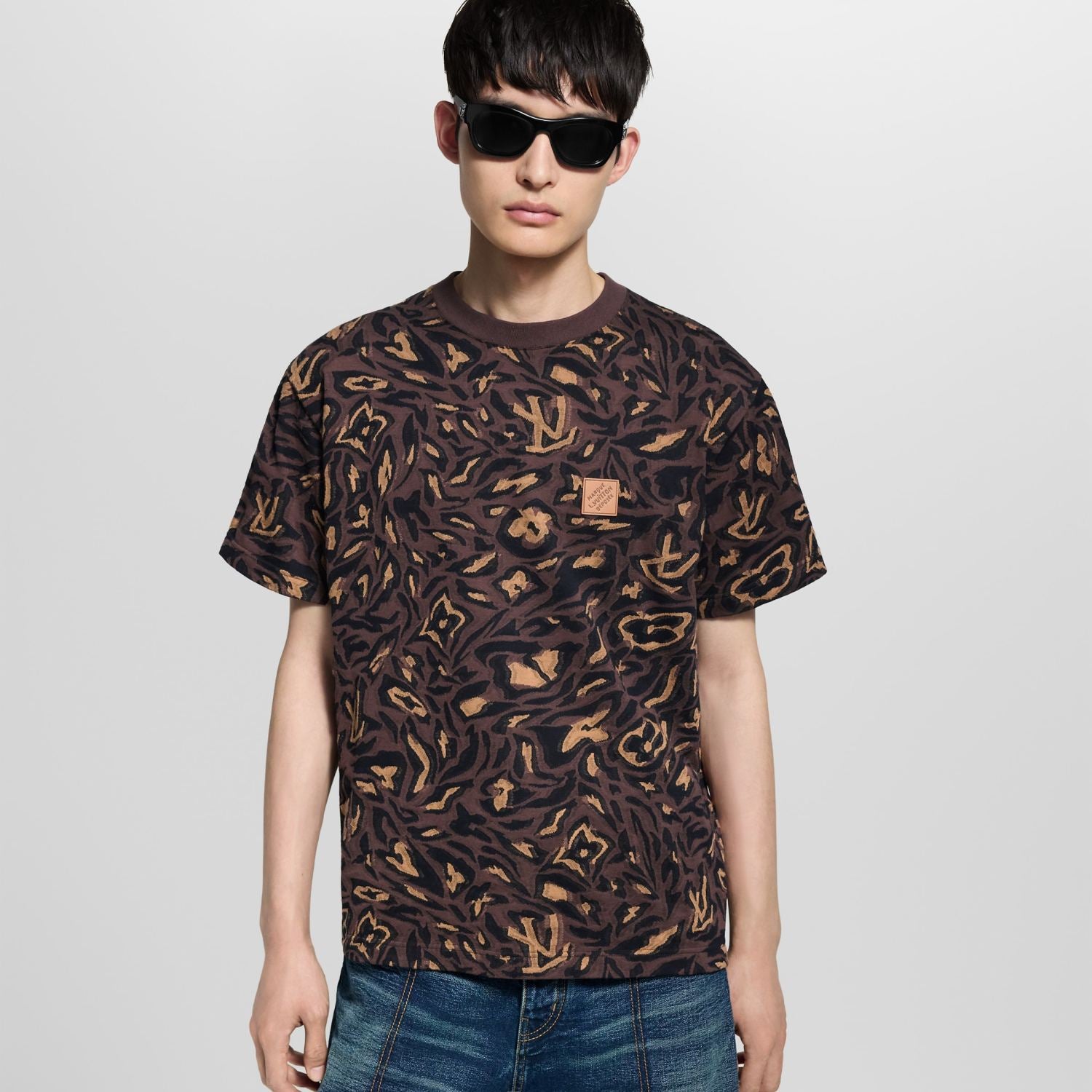 Louis Vuitton Jacquard T-Shirt 1AIMK6 #336334