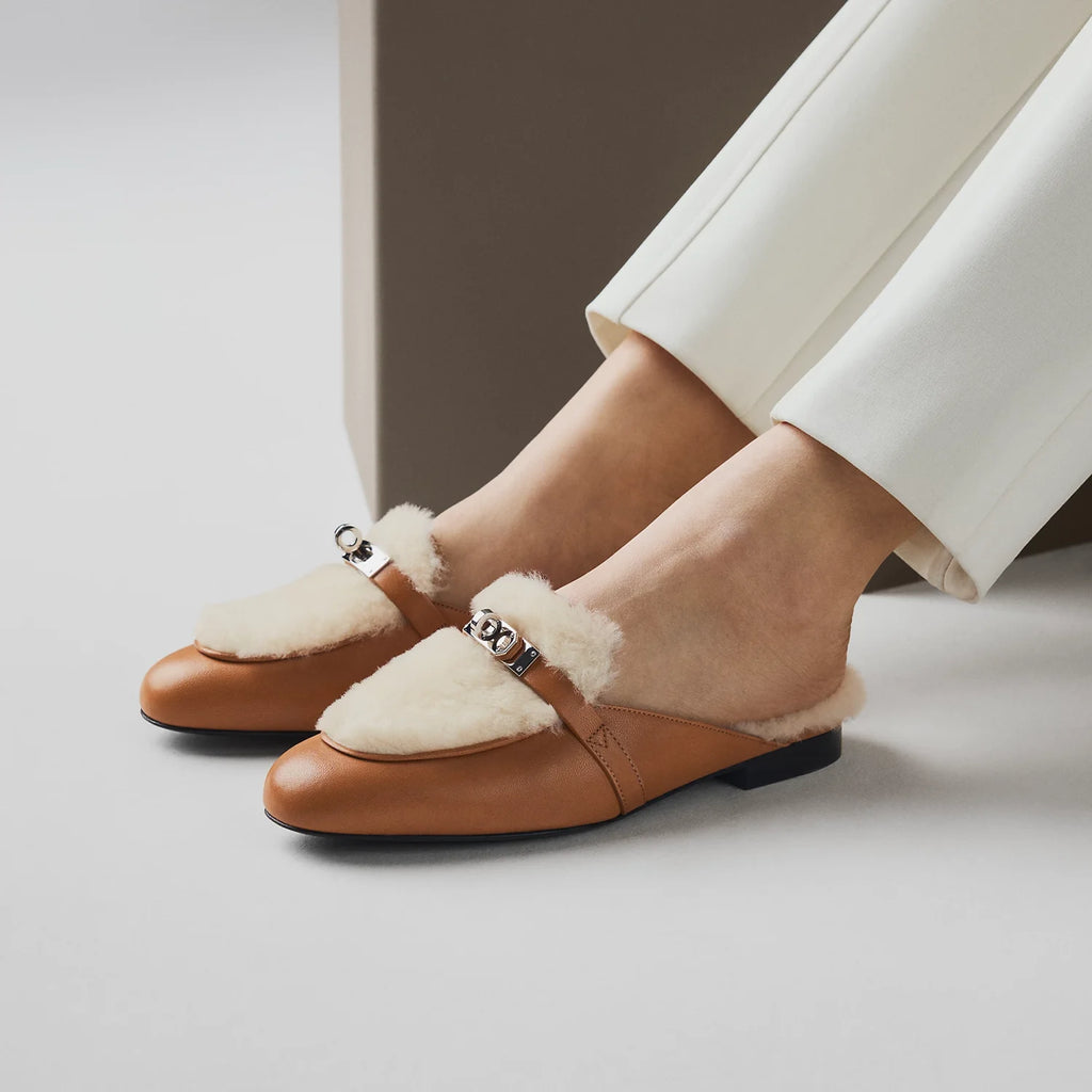 Hermes Oz mule Beige #334029