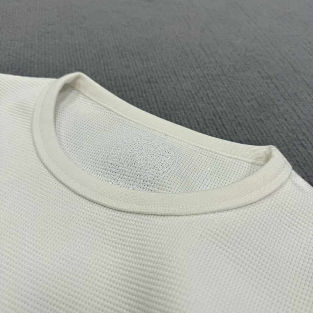 Chrome Hearts Men's Spring/Summer Solid Color Long Sleeve T-Shirt #75819