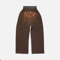 Acne Studios Layered logo sweatpants Dark Brown #336631