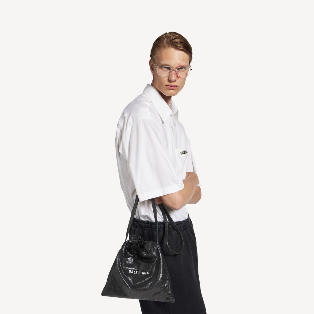 Balenciaga Men's Shopper Dust Bag Crossbody Pouch Medium #335824