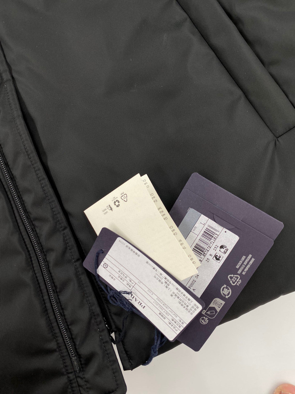 Prada Cropped Re-Nylon Puffer Down Jacket #96815