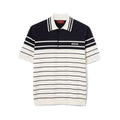 Gucci Men's Striped Logo Embroidered Summer Cotton Slim Fit Short Sleeve Polo Shirt #81176