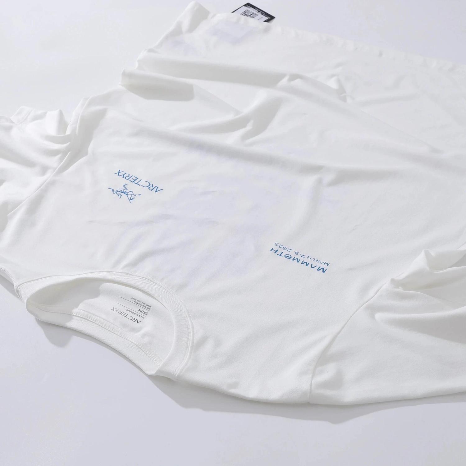 Arcteryx Men's And Women's Summer Solid Color Logo Pattern Printing Round Neck Short Sleeve T-shirt #76196