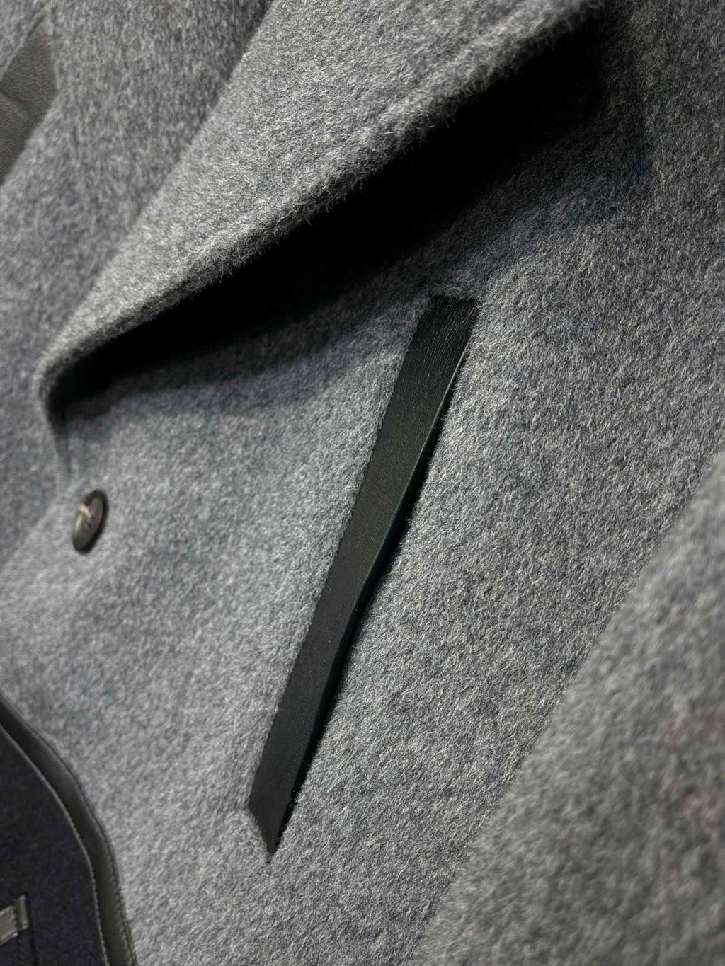Dior Men's Autumn And Winter Cashmere Blend Medium-Length Colorblocking Long-Sleeved Tweed Coat Jacket Ngvp #9487