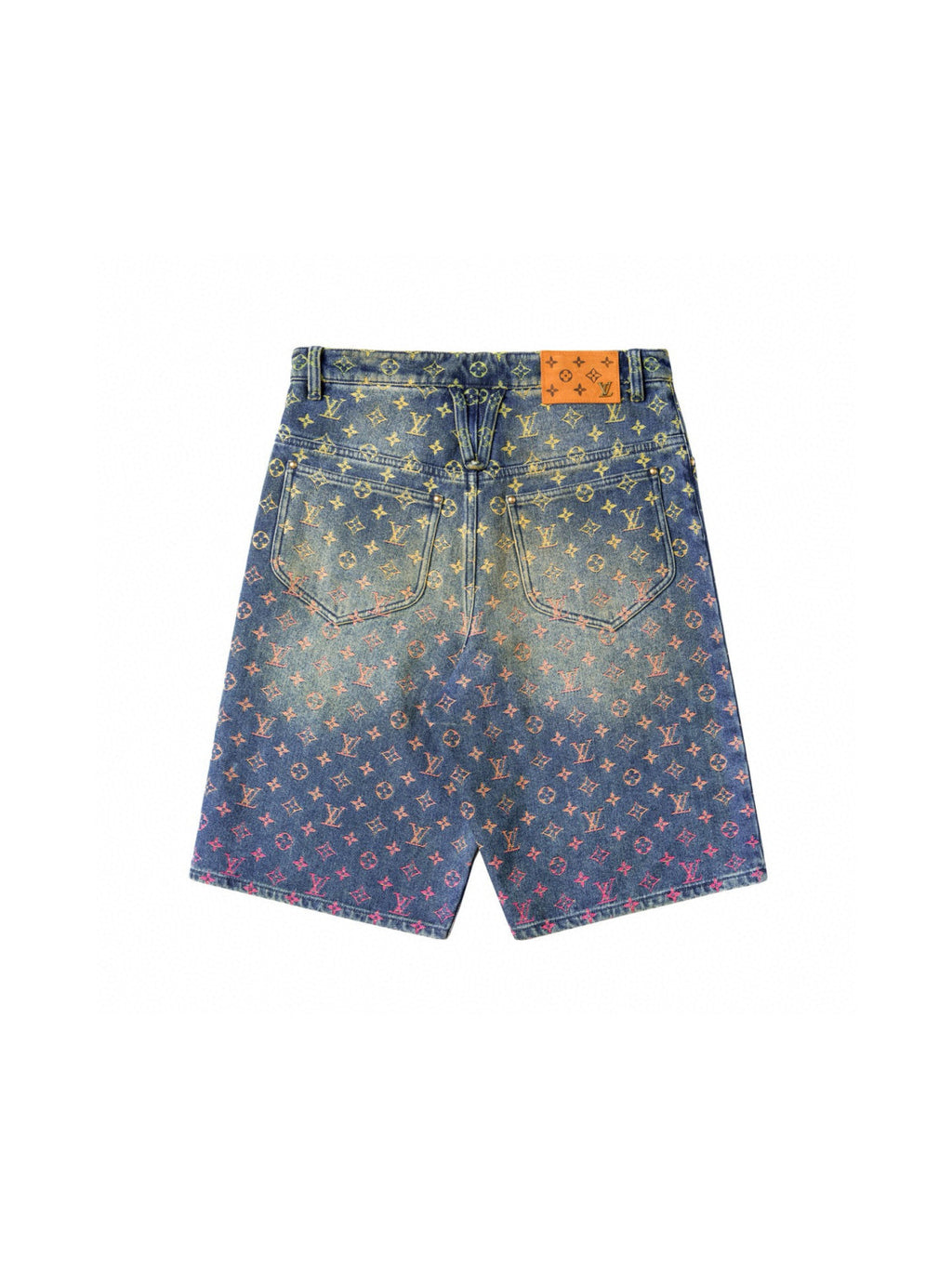 Louis Vuitton Denim Gradient Shorts Pants #94149