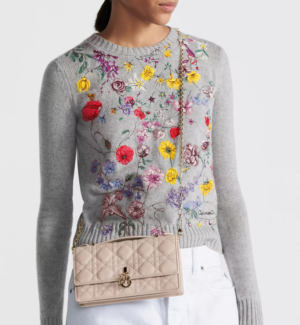 Dior Miss My Dior Minimalist Elegant Flap Bag with D.I.O.R. Charm Fashionable Casual Chain-Strap Flap Bag in Lambskin Bags S0980ONMJ_M900 #197188