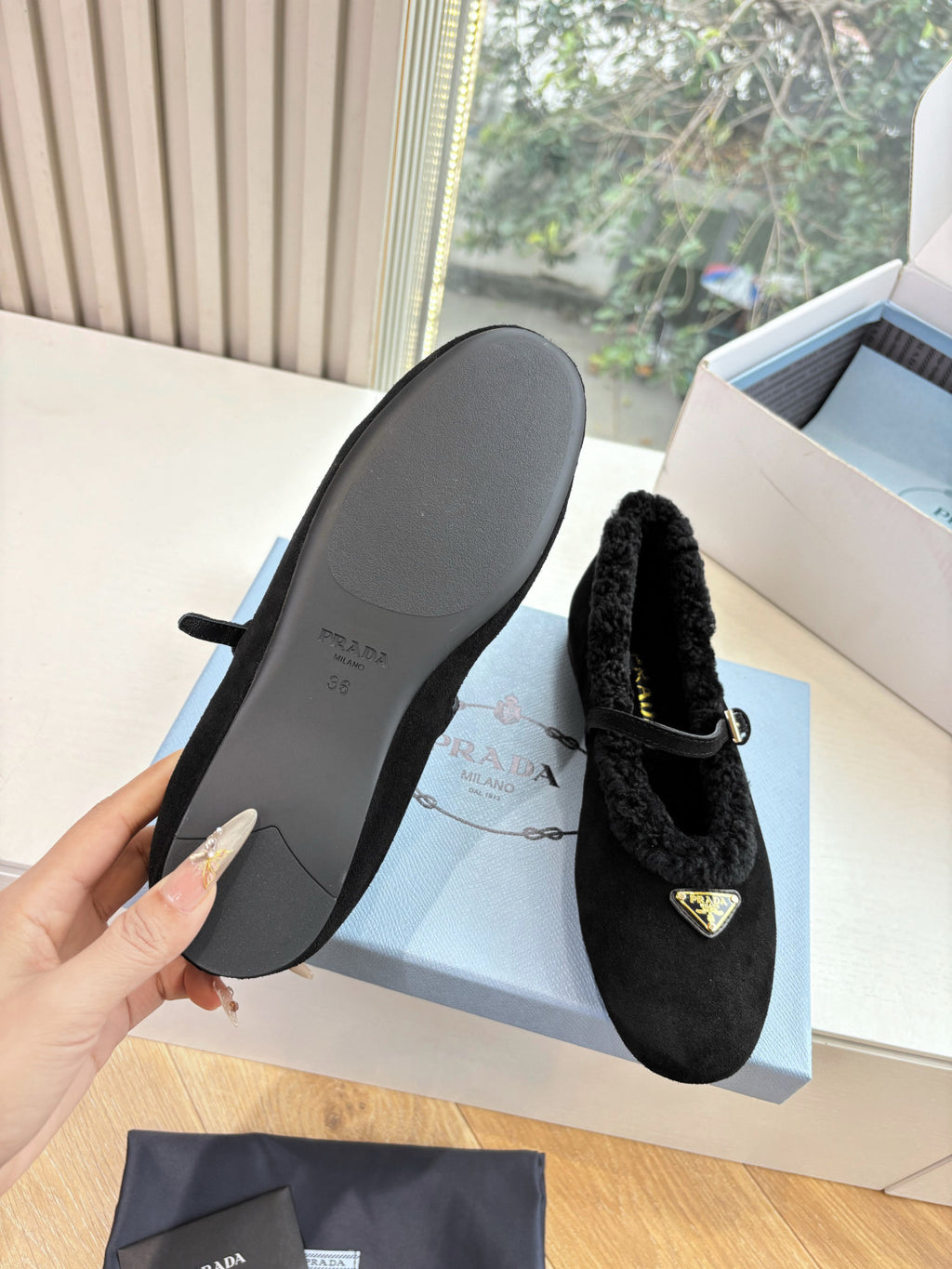 Prada Women's Mary Jane Loafers#334918
