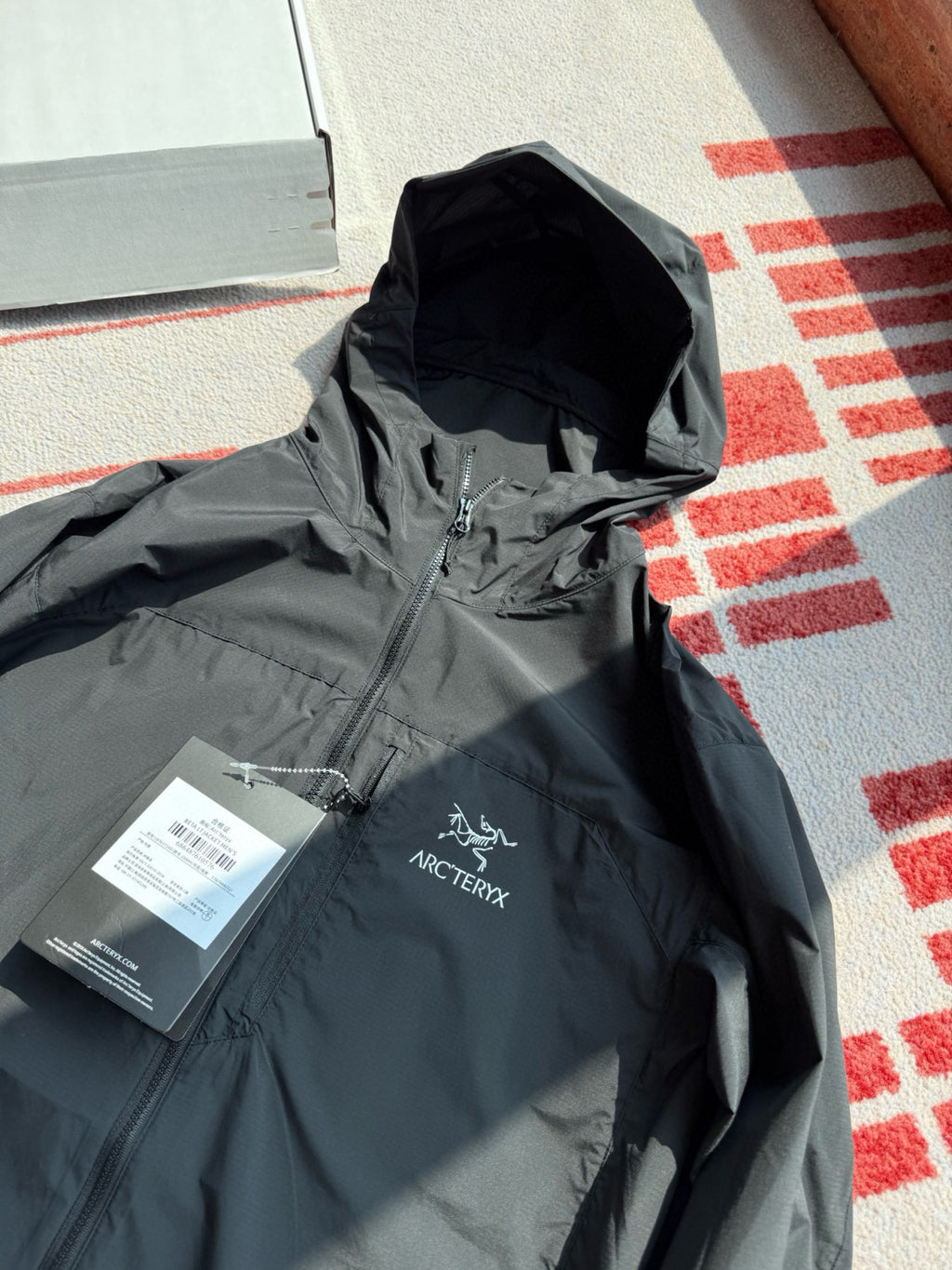 Arcteryx Men's Squamish Hoody Lightweight Hooded Solid Color Spring & Autumn Casual Zipper Long Sleeve Jacket #81286