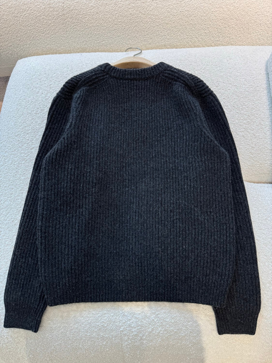 Gucci Men's And Women's Fall/winter Fashion Casual Solid Color Crew Neck Pullover With Letter Logo In Cashmere Sweater #79161