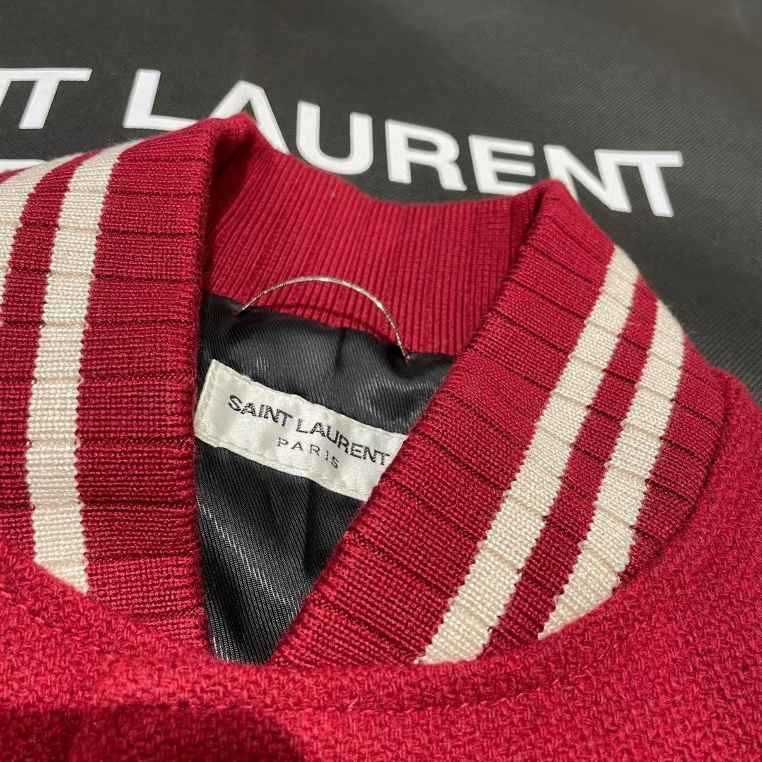 Saint Laurent Teddy Jacket In Wool Ngvp #691