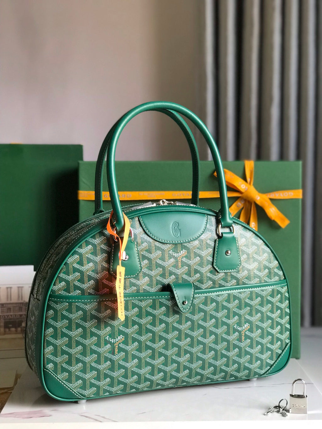 Goyard Large Bowling Bag Classic High-end Shoulder Bag Crossbody Bag Elegant Clutch Stylish Luxurious And Exquisite Bag Bags #196816