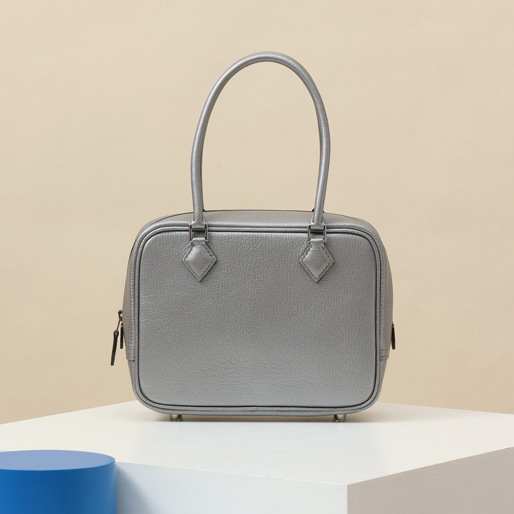 Hermes Plume 21 Mini Handbag Goatskin Tote Bag Solid Colour Fashionable And Elegant Crossbody Bag Luxury Square Clutch Bags Pl200230 #197374