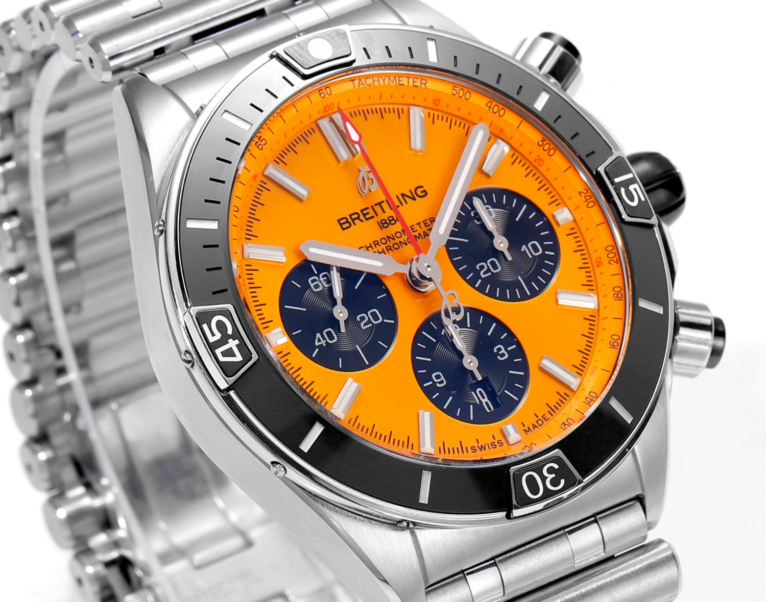 Breitling Mechanical Watches With Steel Bracelet Watch #96674