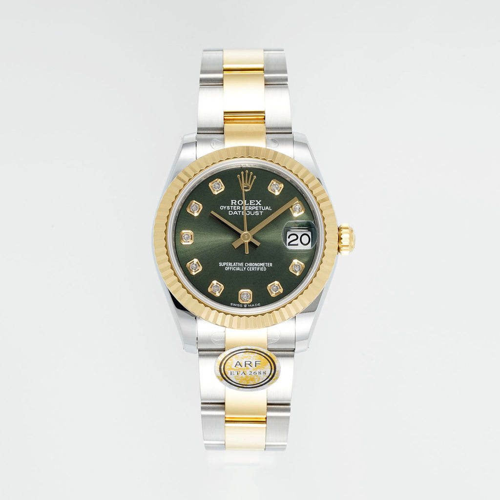 Rolex Men's 31mm Gold Dial Oyster Logbook Series Automatic Mechanical Movement 100m Water Resistant Watch (Please contact customer service for colour selection) #76886