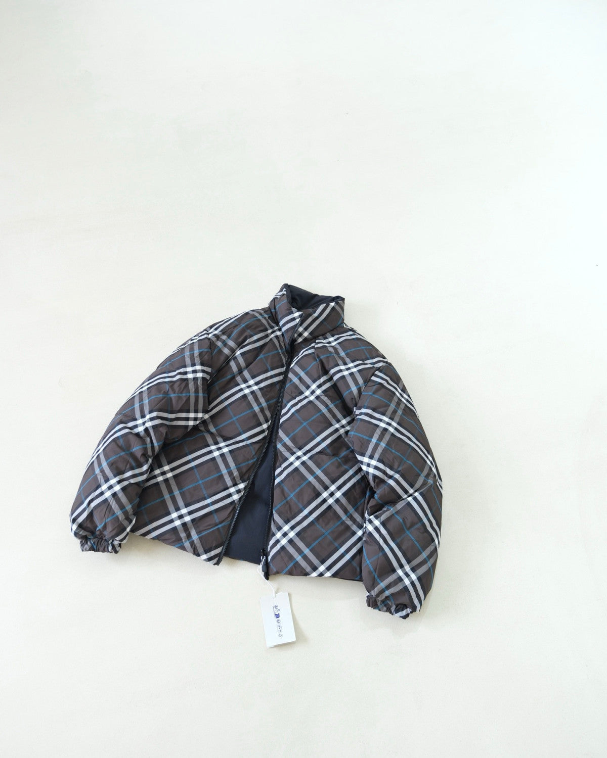 Burberry Reversible Check Nylon Puffer Jacket  #334021