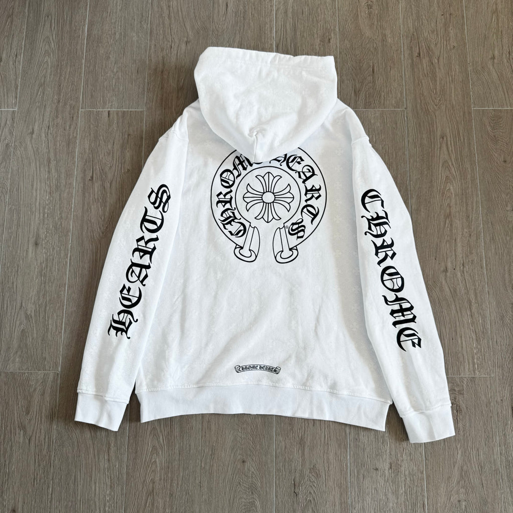 Chrome Hearts All Over Printed Dark Pattern Hooded Sweatshirt Pants #375717