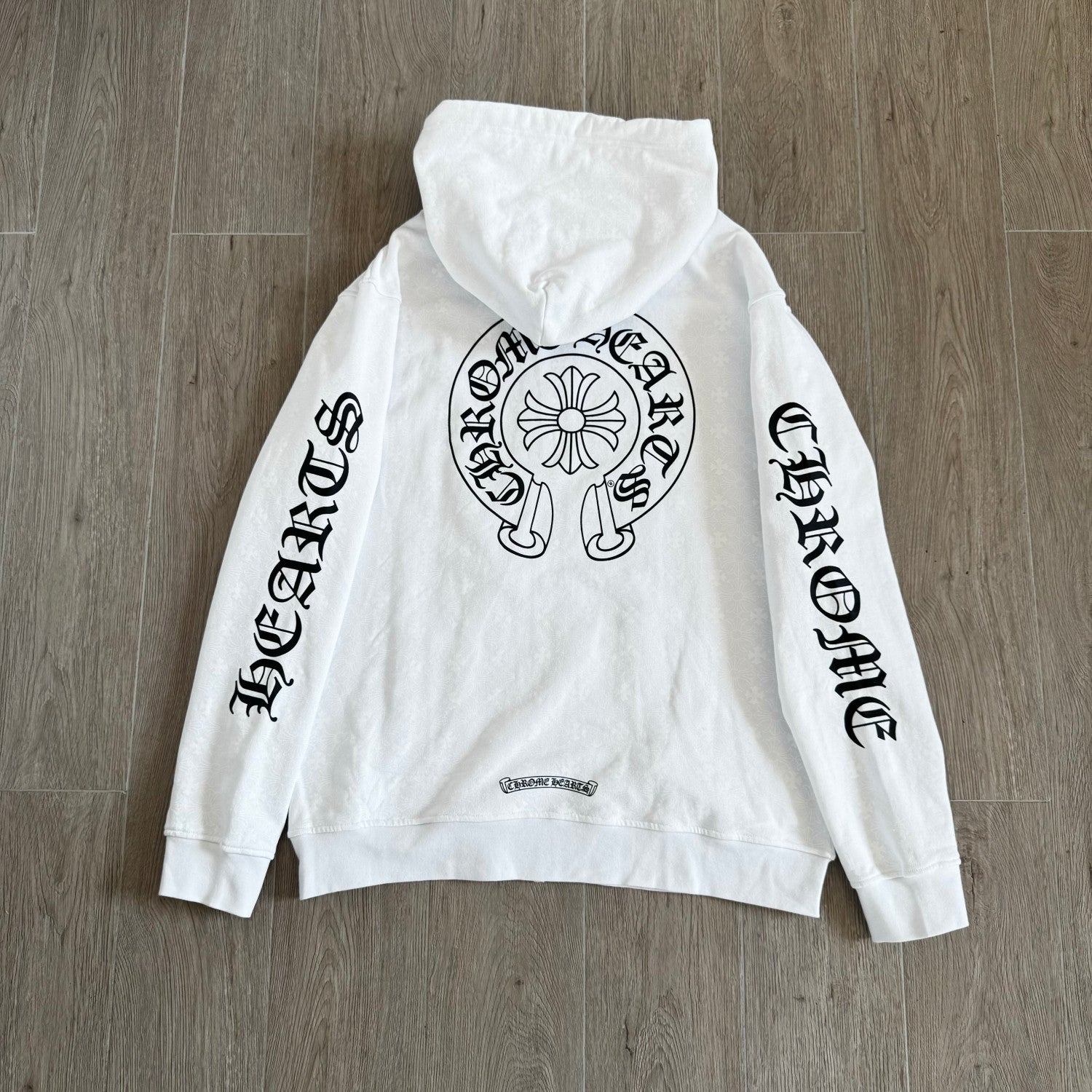 Chrome Hearts All Over Printed Dark Pattern Hooded Sweatshirt Pants #375717