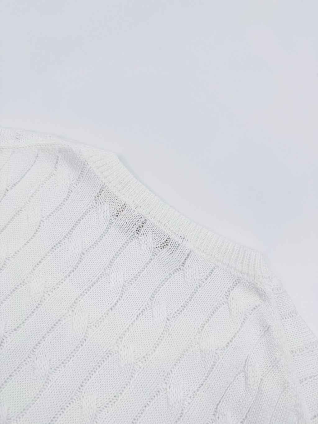Ralph Lauren Cable Knit Cotton Sweater #376042