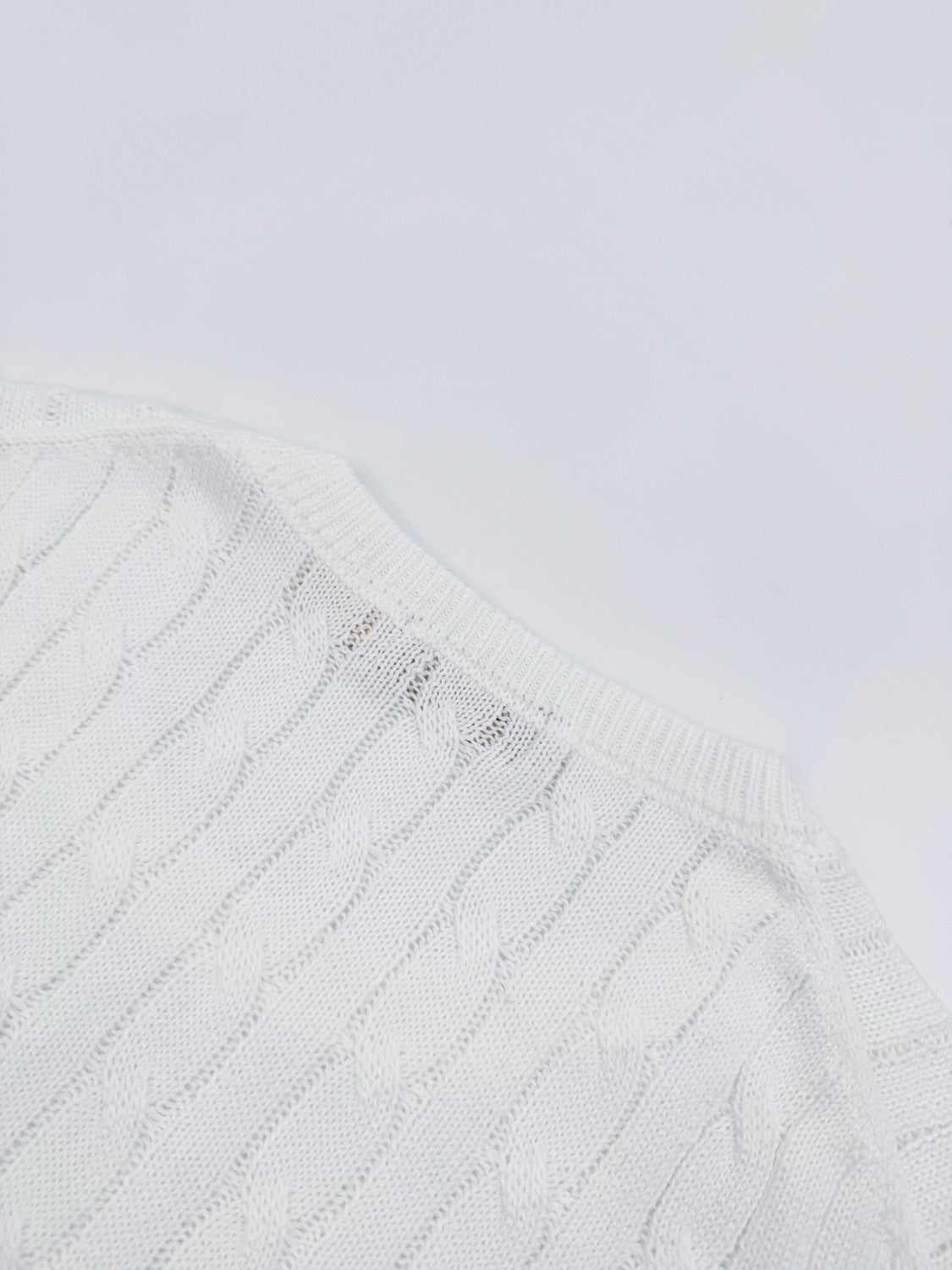 Ralph Lauren Cable Knit Cotton Sweater #376042