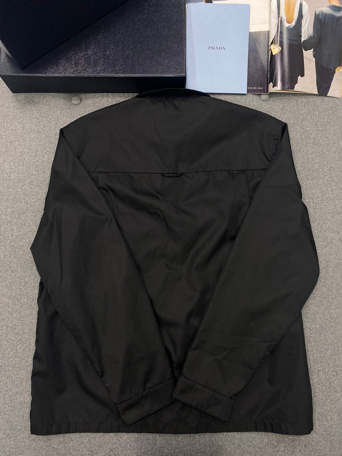 PRADA Black Re-nylon Shirt #375704