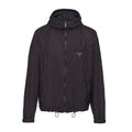 Prada Men's Women's Spring and Summer Fashion Solid Color Zipper Long Sleeve Hooded Jacket #72281