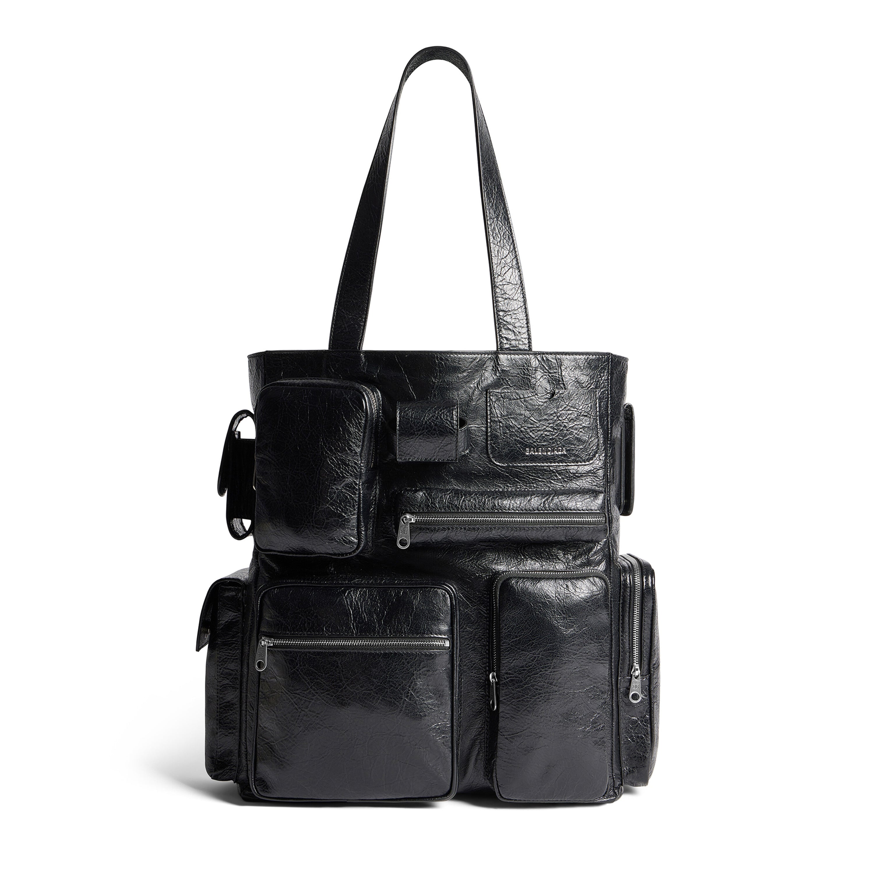 Balenciaga Men's Superbusy Tote Bag Sheepskin Oversized Solid Color Casual Handbag Bags 785296210C81000 #71975
