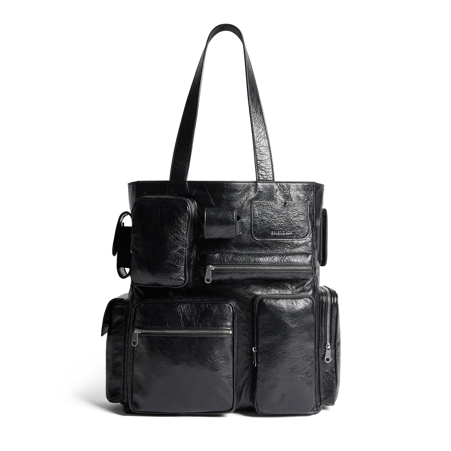 Balenciaga Men's Superbusy Tote Bag Sheepskin Oversized Solid Color Casual Handbag Bags 785296210C81000 #71975
